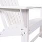 9th & Pike&#174; White Resin Traditional Outdoor Adirondack Chair - image 5