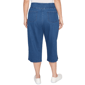 Plus Size Alfred Dunner Port Side Super Stretch Denim Capris - image 2