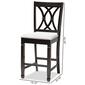 Baxton Studio Reneau Wood Counter Height Pub Chairs - Set of 2 - image 5