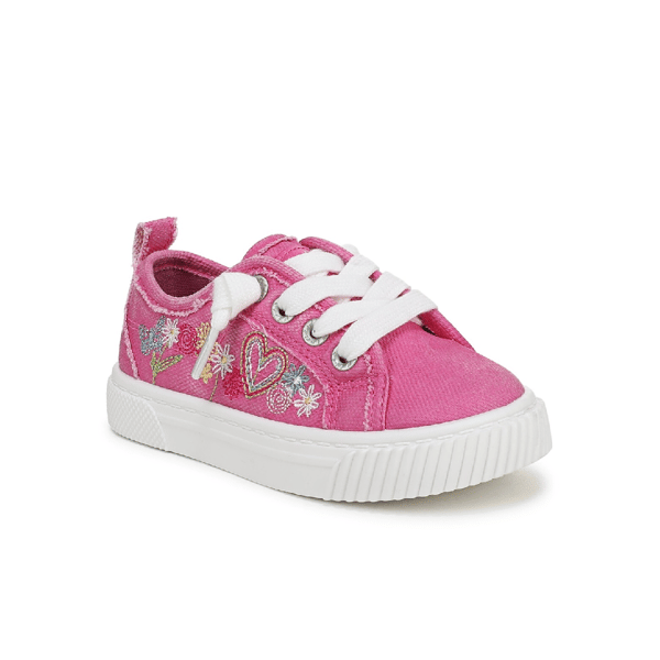 Little Girls Blowfish Malibu Ward Lace4-T Canvas Fashion Sneakers