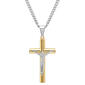 Mens Gentlemen's Classics&#40;tm&#41; Stainless Steel Crucifix Necklace - image 1