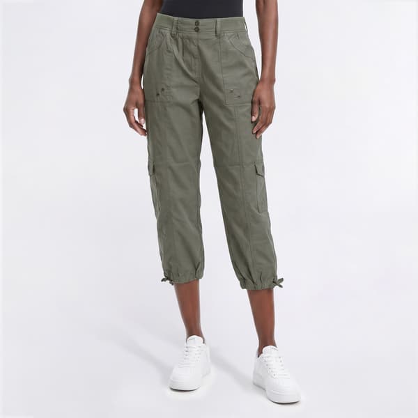 Womens da-sh Charlene Solid Capri Pants