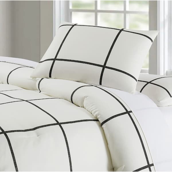 Truly Soft Kurt Windowpane Comforter Set