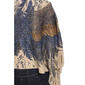 Womens White Mark Eagle Wings Poncho - image 4