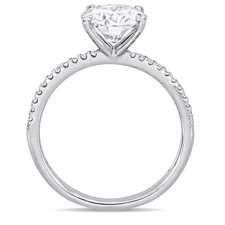 Diamond Classics™ 14kt 1/10ctw. Moissanite Engagement Ring