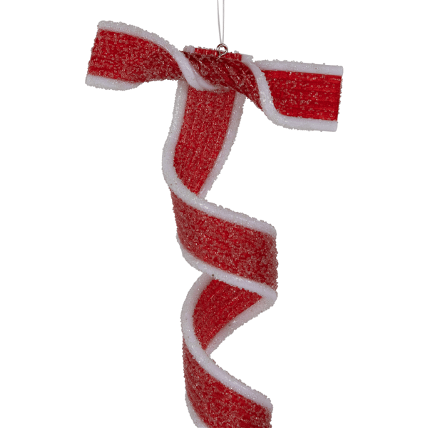 Northlight 6ct. Frosted Candy Twist Christmas Ornaments