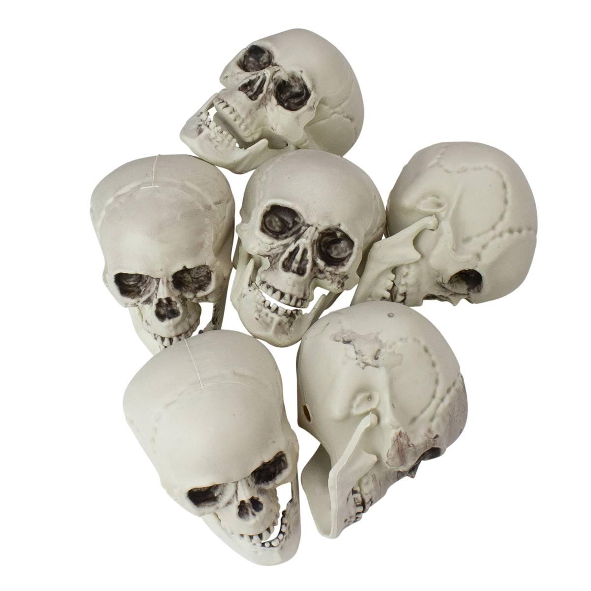 Northlight Seasonal 3.5in. Skull Head Halloween Decorations...