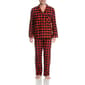 Mens Big & Tall Hanes&#40;R&#41; Plaid Flannel Pajama Set - image 1