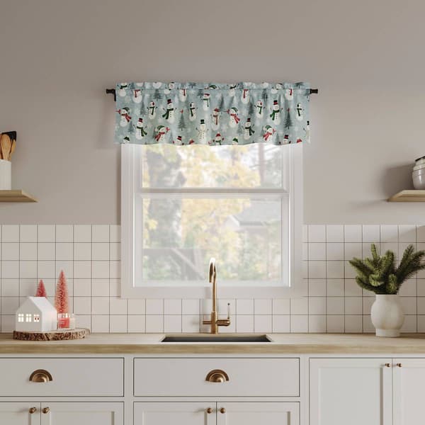 Snow People Cotton Blend Valance - image 