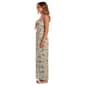 Womens Luxology Sleeveless Tie Front Tropical Jumpsuit - image 3