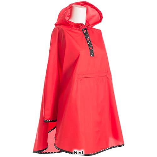 Womens Totes Hoodie Storage Pouch Rain Poncho