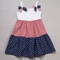 Girls (4-6x) Bonnie Jean Americana Bow Strap Dress - image 2