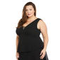 Plus Size R&M Richards Sleeveless Georgette Tier Evening Gown - image 3