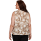 Plus Size Emaline Verde Grove II Sleeveless Keyhole Neck Blouse - image 1