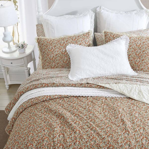 Laura Ashley Loveston Cotton Quilt Set