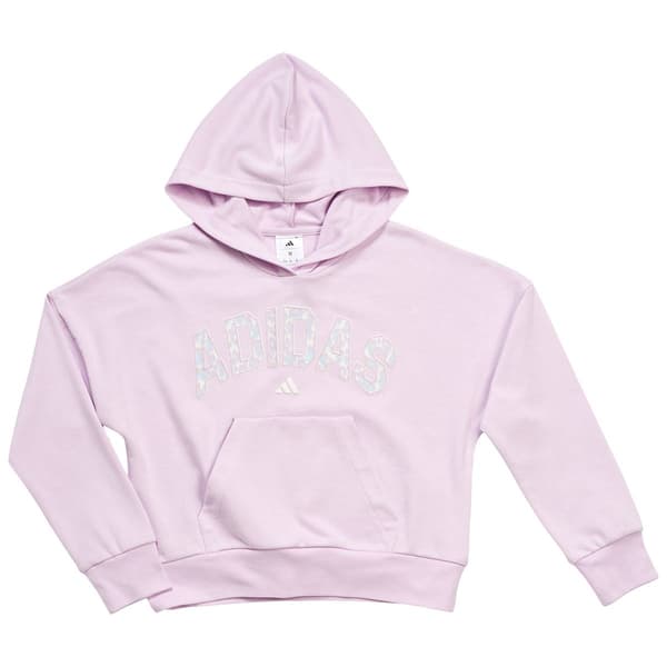 Girls (7-16) adidas(R) Graphic Leopard Print Hoodie