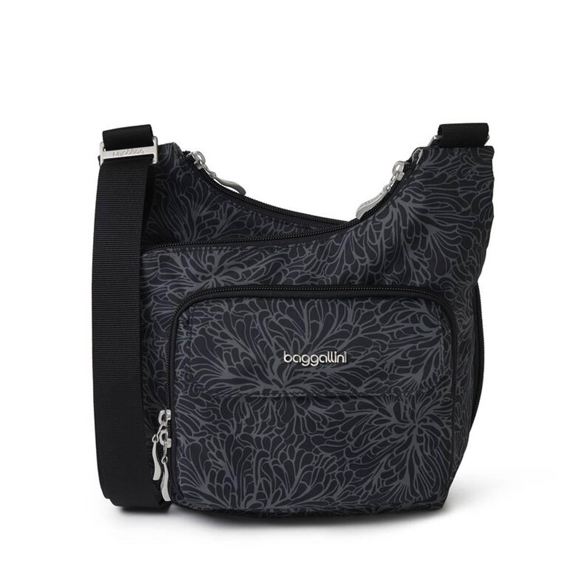 Baggallini Legacy Criss Cross Floral Crossbody