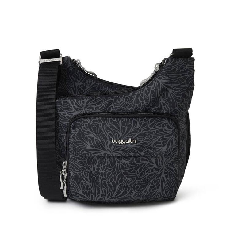Baggallini Legacy Criss Cross Floral Crossbody