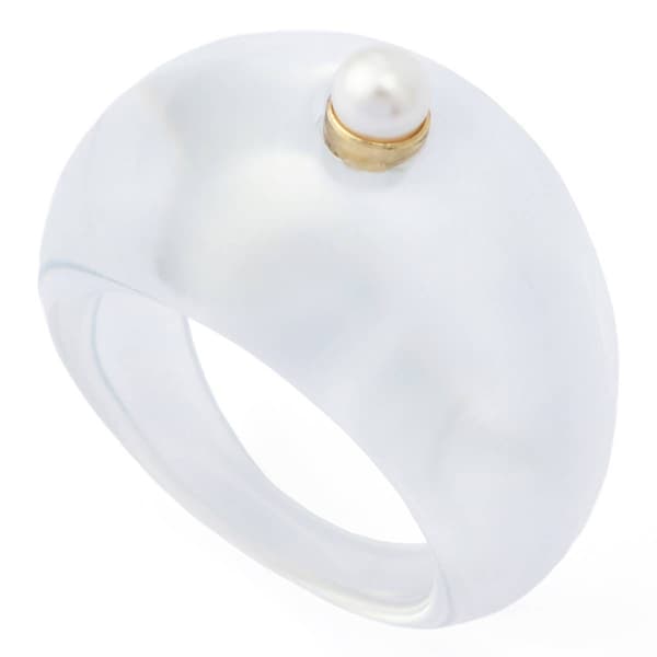 Steve Madden Pearl Jelly Ring
