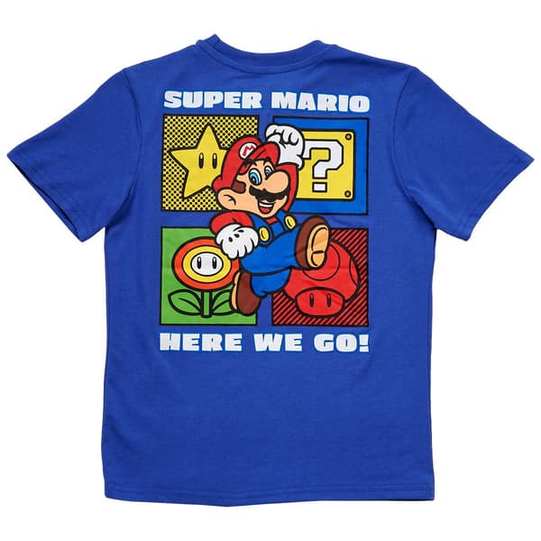 Boys (8-12) Nintendo Super Mario™ Short Sleeve Tee - Blue