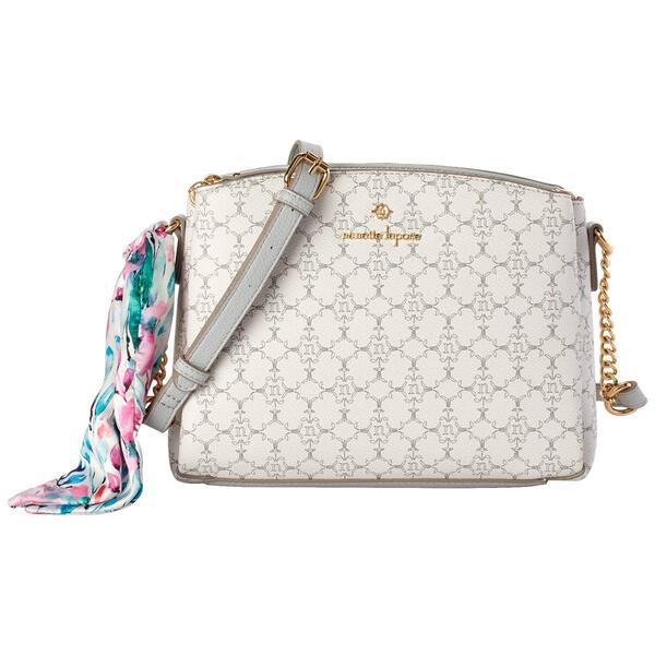 Nanette Lepore Lindsey Logo Crossbody With Scarf - image 