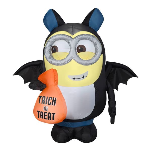 National Tree 42in. Inflatable Halloween Dave in Bat Costume - image 