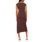 Petite MSK Cap Sleeve Drape Metal Buckle Midi Dress - image 2