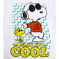 Young Mens Snoopy Play It Cool Graphic Tee - White - image 3