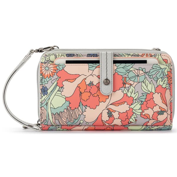 Sakroots Smartphone Crossbody - Light Grey