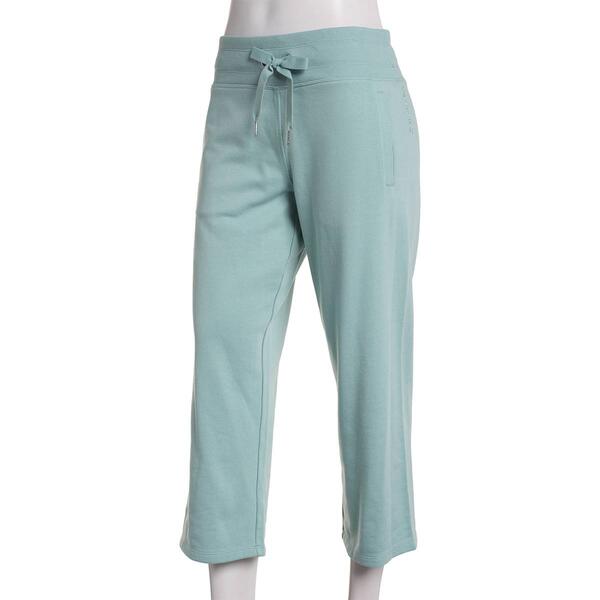 Womens Calvin Klein Performance Eco Terry Waistband Crop Pants - image 