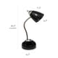 LimeLights Flossy Lazy Susan Charging Outlet Organizer Desk Lamp - image 4