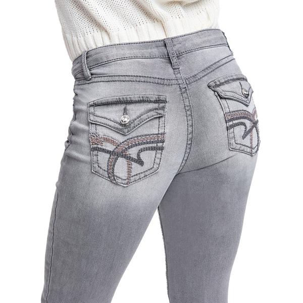 Juniors YMI® Back Pocket Embroidered Bootcut Jeans