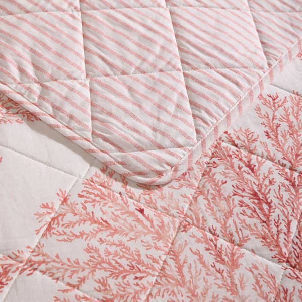 Tommy Bahama Coral Garden Cotton Quilt Set