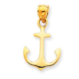 Gold Classics(tm) 14k Gold Anchor Pendant