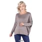 Womens 24/7 Comfort Apparel Oversized Dolman Maternity Top - image 7
