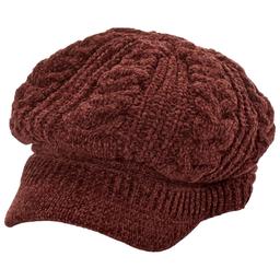 Womens Nine West Slouchy Chenille Newsboy Hat