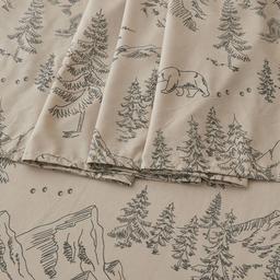 FreshFolds Mountain Ridge Bear Mountain Microfiber Sheet Set