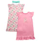 Girls (8-14) Betsey Johnson Donut Disturb 2pk. Nightgowns - image 1