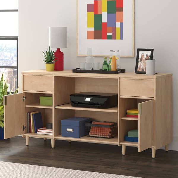 Sauder Clifford Place Office Storage TV Credenza