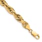Mens Gold Classics&#40;tm&#41; 7.0mm. 14k Semi Solid Rope Chain Bracelet - image 1