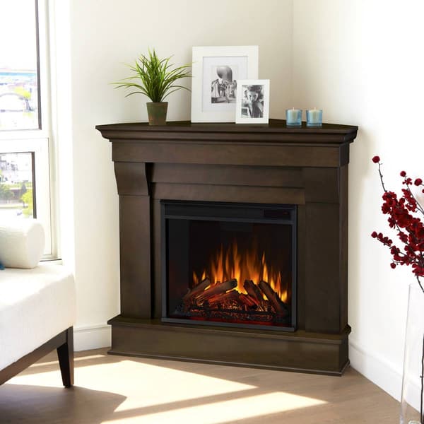 Real Flame Chateau Corner Electric Fireplace