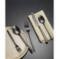 Cambridge&#174; Beacon Black Satin 20pc. Flatware Set - image 5
