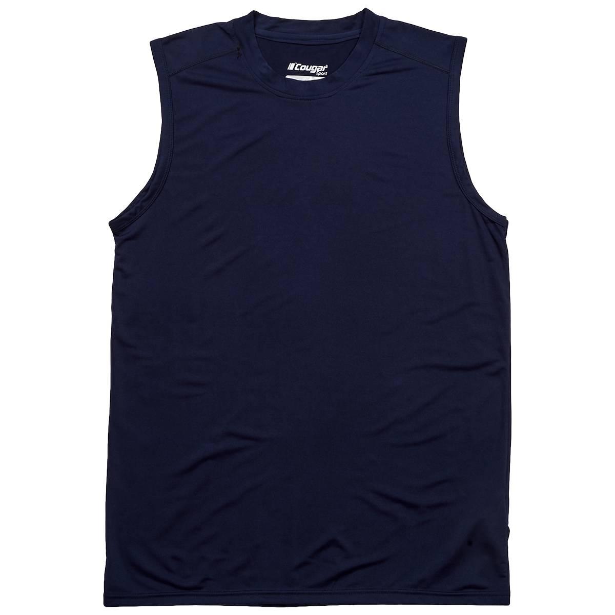 Mens Cougar® Sport Solid Sleeveless Muscle Tee - Navy
