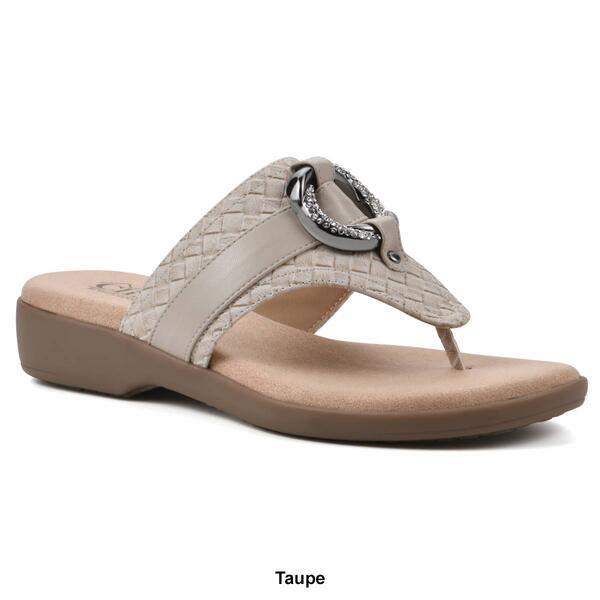 Womens Cliffs by White Mountain Benedict Flips Flops
