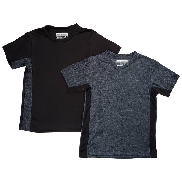 Boys &#40;8-20&#41; Ultra Performance 2pc. Space Dye & Dry Fit Tees - image 