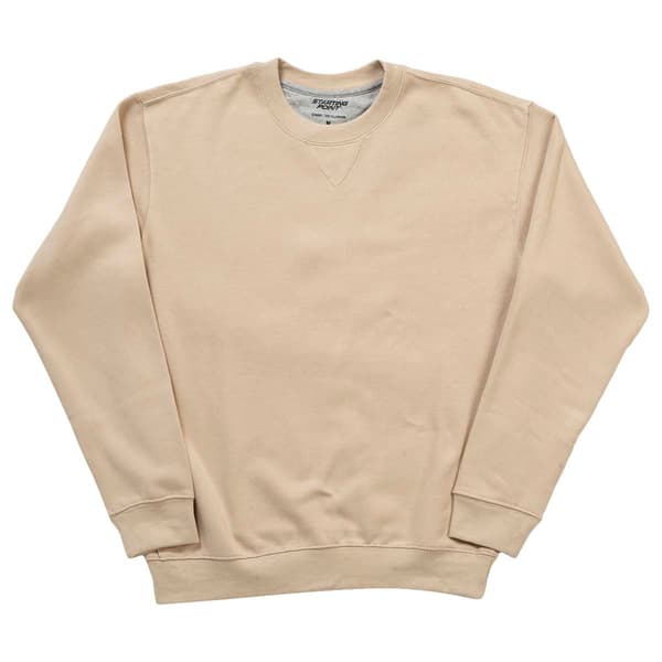 Mens Starting Point® Solid Crew Neck Sweatshirt - image 