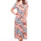 Petite Perceptions Short Sleeve Print Ring Waist Midi Dress - image 3