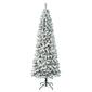 National Tree 7.5ft Acacia Medium Flocked Christmas Tree - image 1