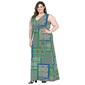 Plus Size 24/7 Comfort Apparel Geometric Empire Waist Maxi Dress - image 2