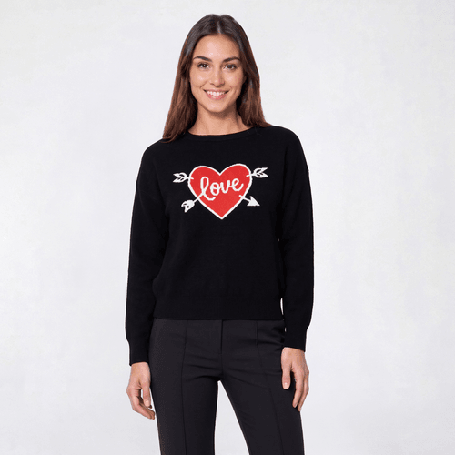 Womens Rio & Rian Long Sleeve "Love" Sweater